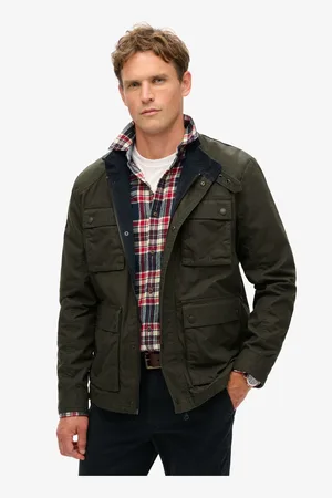 Superdry 100% Cotton Merchant Wax JakkeXL
