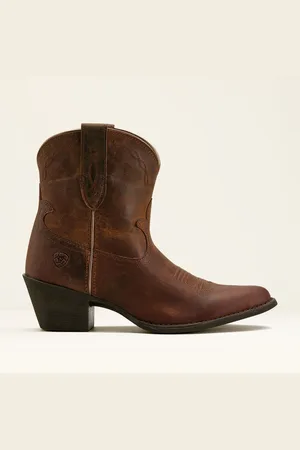 Ariat Maggie Læder J Toe Western Brun Støvler6.5