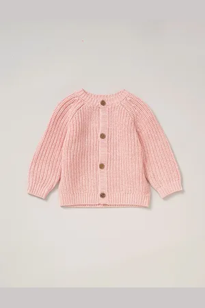 Rock-a-bye Baby Boutique 100% Cotton Cardigan with Embroidery Back Detail3 - 6 måneder (62 - 68cm)