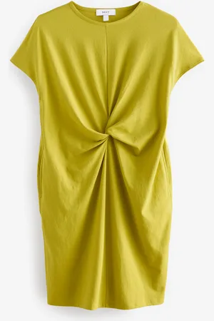 Next 100% Cotton Twist Short Sleeve T Dress38