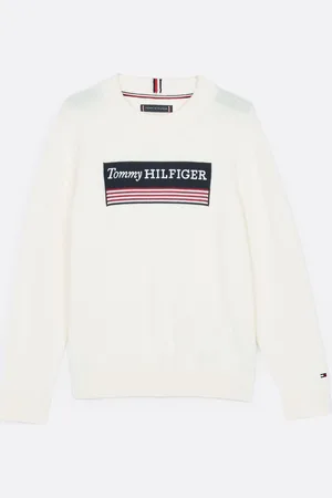 Tommy Hilfiger Normal pasform 1985 Monotype 100% Bomuld Trøje10 år (140cm)