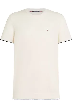 Tommy Hilfiger Structure Knitted 100% Cotton T-Shirtlarge