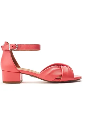 Moda In Pelle Macadamia Low Heel Ankle Strap Leather Sandalseu38