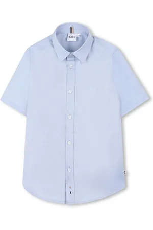 HUGO BOSS Short Sleeve Logo Occasion 100% Cotton Shirt5 år (110cm)