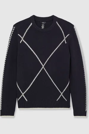 Reiss Parvey Wool-Blend Embroidered JumperM