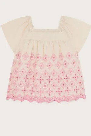 Monsoon Broderie Square Neck Top98104cm