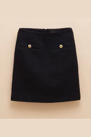 Joules Celeste Bouclé A-Line Skirt36