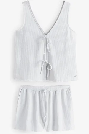 Next Tekstureret Slips Vest Kort Sæt PyjamasS Reg