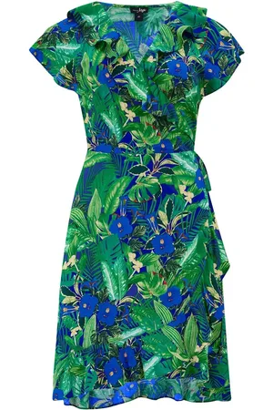 Pour Moi Frill Wrap Woven Beach Kjole42