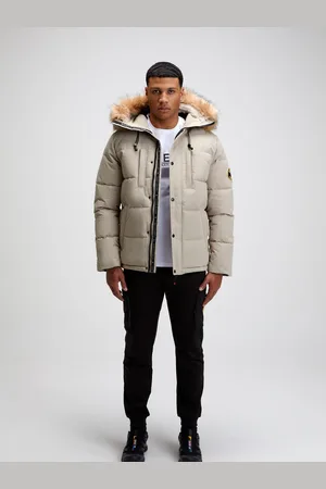 Zavetti Canada Herre Oshawa 2.0 Puffer Parka Jakke med aftagelig pelsM