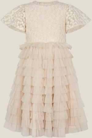 Monsoon Taylor Daisy Embroidered Party Dress12 - 13 år (152 - 158cm)