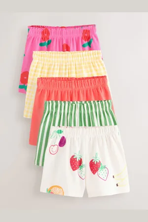 Next Ribbed Shorts 5 Pack (3mths-7yrs)8086cm