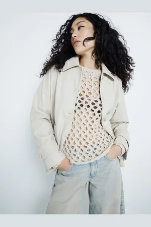 River Island Overshirt i imiteret læder40