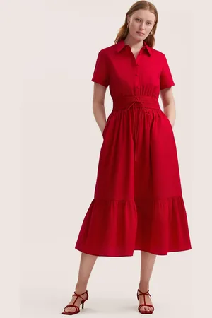 Finery London Penny Cotton Midi Shirt Dress46