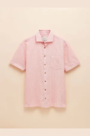 Joules Linen Blend Short Sleeve Shirtxxxlarge
