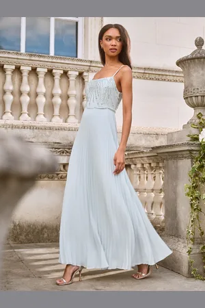 Lipsy London Embellished Cami Pleated Maxi Bridesmaid Dress44