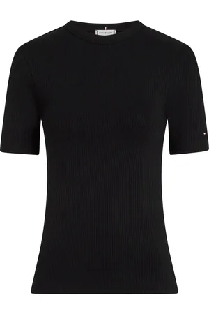 Tommy Hilfiger Ribbed Crew Neck T-ShirtXS