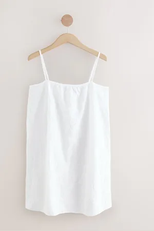Next Summer Sparkle Cornelli 100% Bomuld Mini Kjole48høj