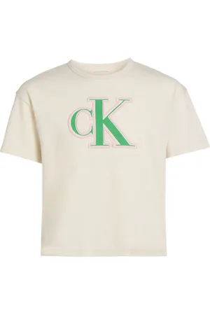 Calvin Klein Monologo Glitter 100% Cotton T-Shirt10 år (140cm)
