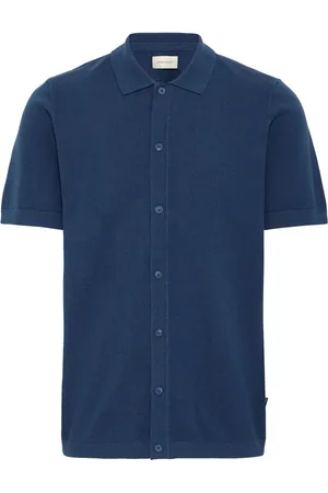 Blend Knitted Short Sleeve 100% Cotton Shirtmedium