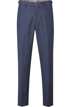 Skopes Tailored Fit Woolf Check Jakkesæt: Bukser32B x 31L (UK 32 R)