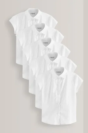 Next 5 Pack Kortærmet skoleskjorter (3-18år)12 år (152cm)