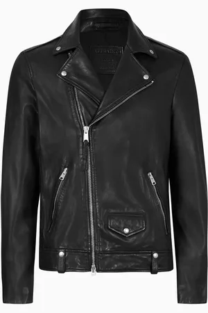 AllSaints Allsaints Milo Sort Biker JakkeXS