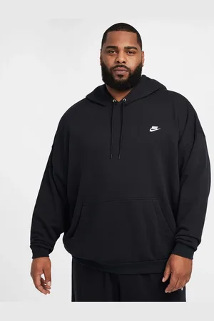 Nike Oversized Club Fleece Fransk frotté Pullover 100% Bomuld HættetrøjeX-Large