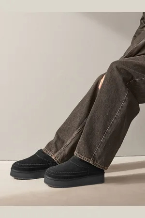 Next Forever Comfort Leather Borg Lined Slip-On Shoes
