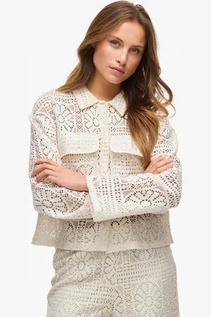 VILA Crochet Patterned CardiganXS 6