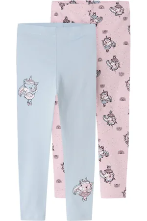 NAME IT Unicorn Print Leggings 2 Pack9298cm