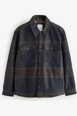 Next Borg Lined Check ShacketM
