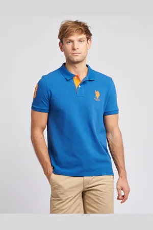 U.S. Polo Assn. U. S. Polo Assn. Regular Fit Mens Player 3 Pique 100% Cotton Polo ShirtXXL