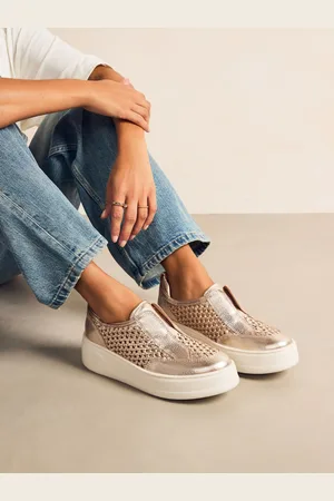 Next Slip On Signature Forever Comfort Læder Chunky Kilehæle Platform Trainerseu38