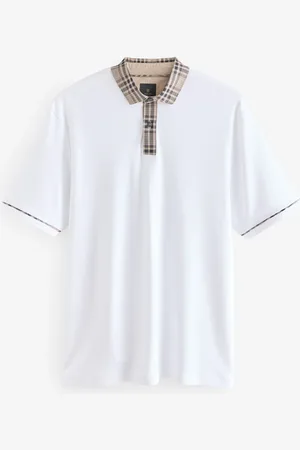 Next 100% Bomuld Kortærmet Smart Krave Polo ShirtM