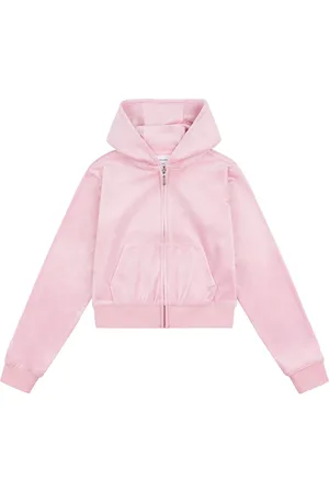 Juicy Couture Piger Tonal Velour Hættetrøje med lynlås14 - 15 år (164 - 170cm)