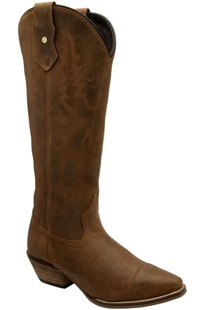 Ravel Læder Mid Calf Cowboy Westernstøvler