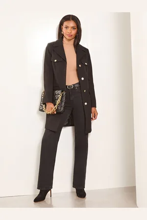 Lipsy London Military Button Through Belted Coat38