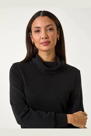 Roman Roll Neck Soft Scuba Top40