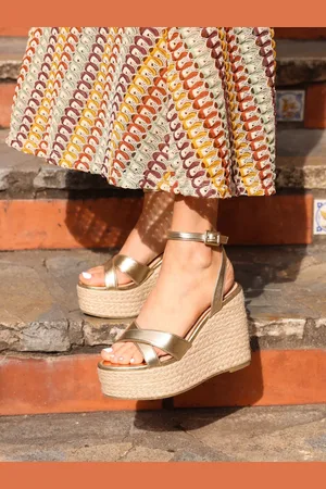 Linzi Tahiti Cross-Over Front Wedgeseu37