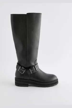 Next Forever Comfort Knee High Biker Boots