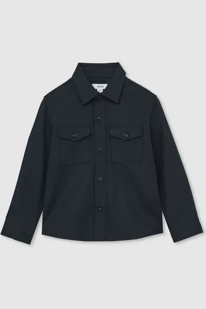 Reiss Whisper Twin Pocket Textured Overshirt134140cm