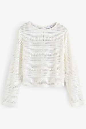 Next Crochet Lightweight Long Sleeve TopX-Small Regular