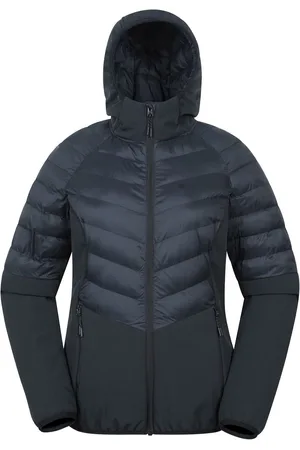 Mountain Warehouse Womens Agile Hybrid Water-Resistant Softshell Padded Jacket40