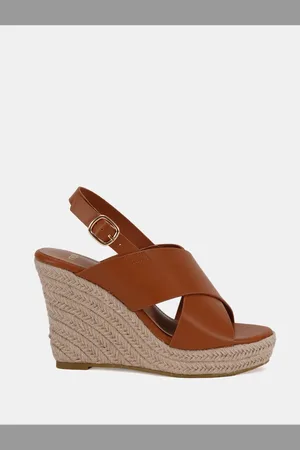 Novo Blossom Espadrille Cross Front Wedge Sandalseu355