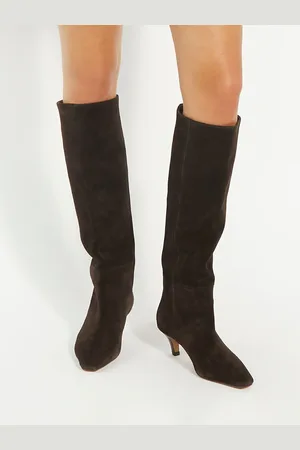 Dune Slink Angle Mid hæle Knee High Støvler