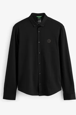 HUGO BOSS Motion Jersey Stretch Oxford 100% Cotton ShirtM
