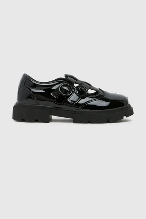 Schuh Junior BTS Lovey T-Bar Black Shoes