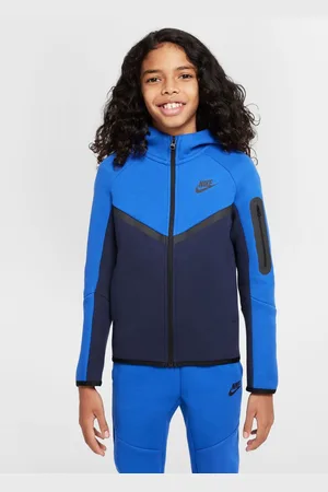Nike Tech hættetrøje i fleece med lynlås166168cm