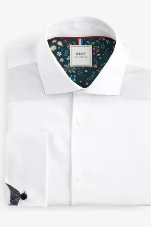 Next Trimmed Easy Care Double Cuff Shirt37cm R (UK 14.5R)